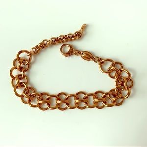 Bronze Fossil Chain Bracelet